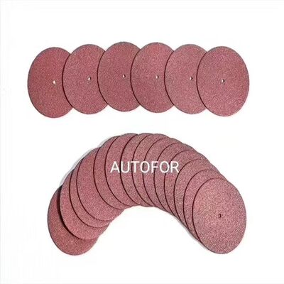 Precision cutting blade for dry dentures - Black/Red