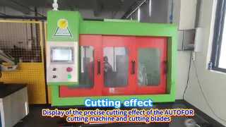 เครื่องตัดและใบมีดตัด AUTOFOR แสดงผลการตัดที่แม่นยำ